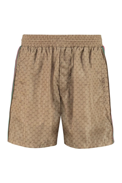 GUCCI GUCCI PRINTED SWIM SHORTS