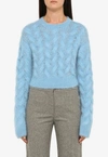 DSQUARED2 3D CABLE KNIT SWEATER
