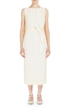 Max Mara Long Golden Vest For Men In Ivory