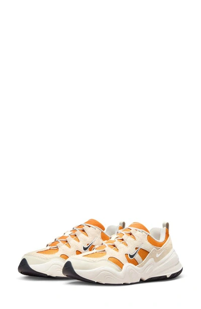 Nike Gray & Orange Tech Hera Sneakers