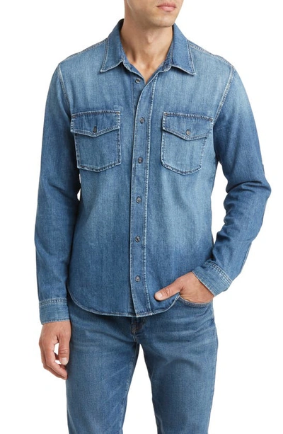 CITIZENS OF HUMANITY CAIRO DENIM BUTTON-UP UTILITY SHIRT