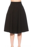 ALEXIA ADMOR MABEL FLARED MIDI SKIRT