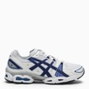 Asics Gel-nimbus 9 White/blue Trainer In White