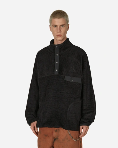 Comme Des Garçons Homme Deux Cotton Fleece Pullover In Black