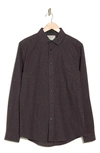 REPORT COLLECTION REPORT COLLECTION COTTON NEPPY BUTTON-UP SHIRT