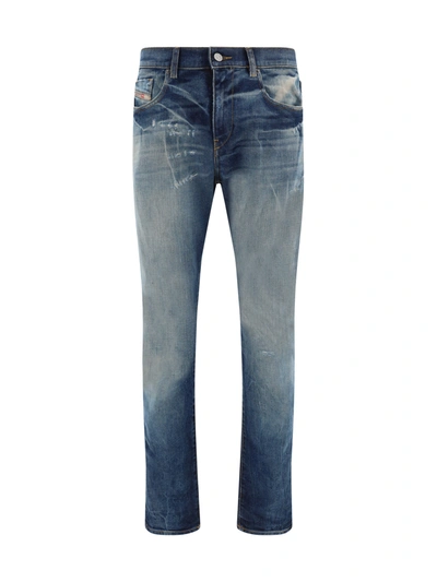 Diesel Slim D-strukt Jogg Jeans In Blue