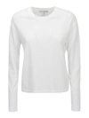 James Perse Boxy Light Cotton Jersey T-shirt In Wht