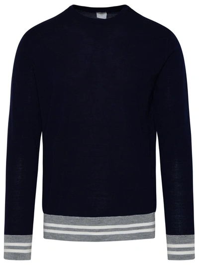 Eleventy Blue Wool Blend Sweater