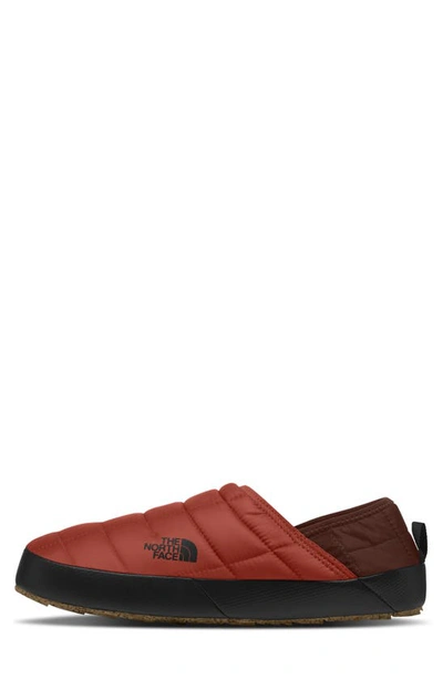 The North Face Thermoball™ Traction Water Resistant Slipper In Brandy Brown Coral Brown