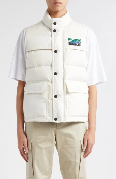 Moncler Grenoble Arpasson - Padded Vest In White