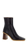 Alohas West Ankle Boot In Stone Black