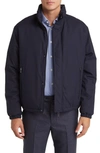 Emporio Armani Men's Nylon Bomber Jacket In Navy