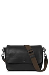 Shinola Canfield Relaxed Leather Messenger Bag In Black