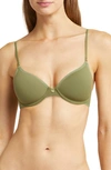 Natori Understated T-shirt Everyday Bra (30a) Women's In Thyme