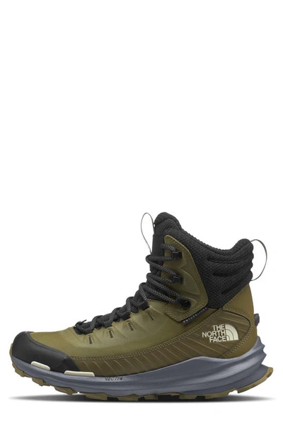 The North Face Brown Vectiv Fastpack Boots In Military Olive/ Tnf Black