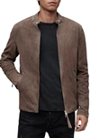 Allsaints Cora Leather Jacket In Brown