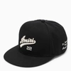 Amiri Solid Color Cap With Embossed Logo In Black