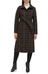Kenneth Cole New York Plaid Trench Coat In Plaid