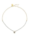 SHANA GULATI Rani Raina Sliced Raw Diamond & Labradorite Pendant Necklace