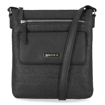 Nautica Womens Delray Key Largo Crossbody Bag In Grey