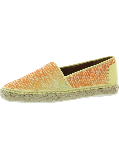 Franco Sarto Kenna 2 Womens Woven Slip On Loafers In Yellow