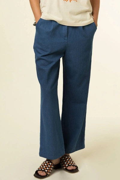Frnch Pacome Pantalon Fusele Bleu Jean In Blue