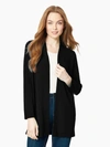 JONES NEW YORK PLUS SIZE OPEN-FRONT RIBBED TRIM KNIT CARDIGAN