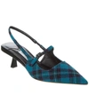 JIMMY CHOO DIDI 45 TARTAN SLINGBACK PUMP