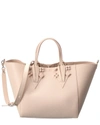 CHRISTIAN LOUBOUTIN CHRISTIAN LOUBOUTIN CABACHIC SMALL LEATHER TOTE