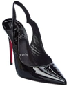 CHRISTIAN LOUBOUTIN CHRISTIAN LOUBOUTIN HOT CHICK SLING 100 PATENT SLINGBACK PUMP