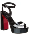 Christian Louboutin Movida Sabina Ankle Strap Sandal In Black