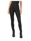 Vince Camuto Petite Tech Ponte-knit Slim-leg Ankle Pants In Black