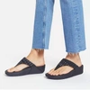 Fitflop Lulu Glitter Flip Flop In Black