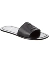Christian Louboutin Varsicool Leather Slides In Black