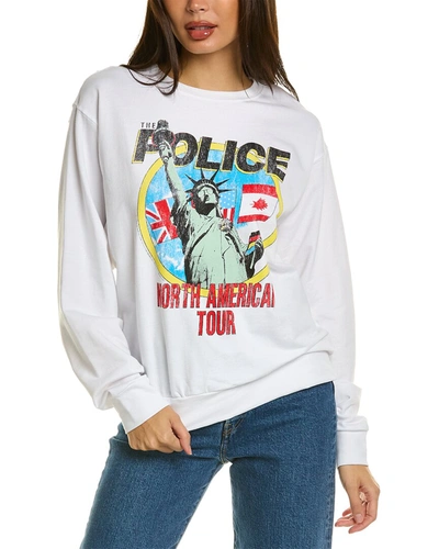 Prince Peter The Police Ny Tour Pullover In White