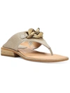 DONALD J PLINER LOUISE WOMENS LEATHER SLIP ON FLIP-FLOPS