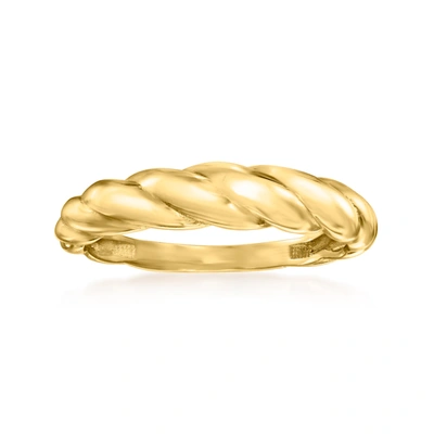 Rs Pure Ross-simons 14kt Yellow Gold Shrimp Ring