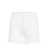 Hudson Devon High Rise Boyfriend Short With Cuff In White In White