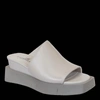 Naked Feet Infinity Wedge Slide Sandal In Grey