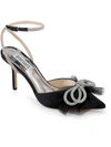 Badgley Mischka Women's Sacred Embellished Ankle Strap Pumps In Black