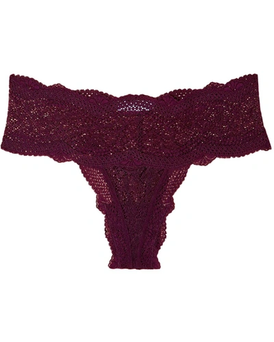 Cosabella Never Say Never Comfie Thong In Sindoor Red