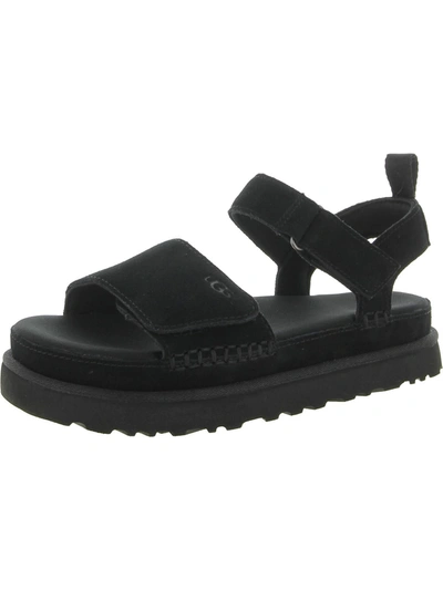 Ugg Goldenstar Touch-strap Sandals In Black