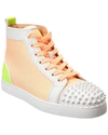 CHRISTIAN LOUBOUTIN CHRISTIAN LOUBOUTIN FUN LOU SPIKES LEATHER SNEAKER