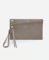 Hobo Link Wristlet In Titanium In Grey