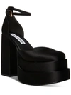 STEVE MADDEN CHARLIZE WOMENS BLOCK HEEL ANKLE STRAP PLATFORM HEELS