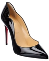 Christian Louboutin Hot Chick Black Patent Leather Pumps In Black
