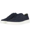 Barbour Liddesdale Quilted Shell And Woven Low-top Trainers In Blue