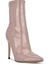 Nine West Jody Pointed Toe Bootie In Pink
