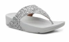 Fitflop Lulu Flip Flop In Silver