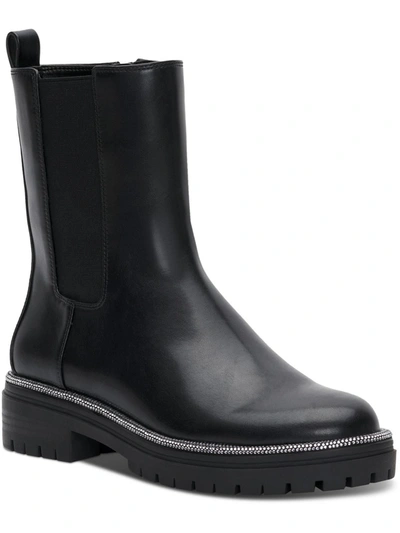 Inc Brycin Womens Faux Leather Pull On Mid-calf Boots In Multi